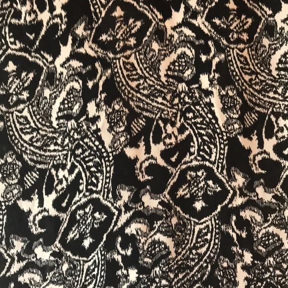 3/$25 Talbots Abstract Wrap Blouse - Picture 5 of 5